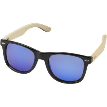 Taiyō RPET/Bamboo Mirrored Polarized Sunglasses In Gift Box - Wood - image main
