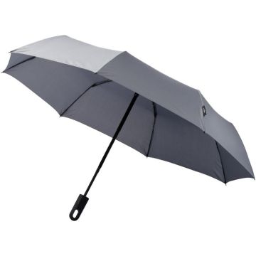 Trav 21.5" Foldable Auto Open/Close Umbrella - Grey - image main