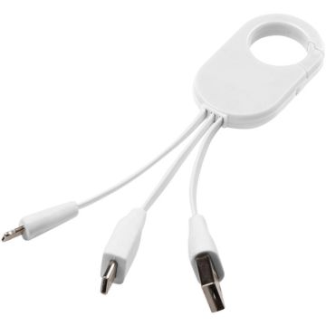 Troop 3-In-1 Charging Cable - White - image main