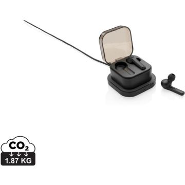 Tws Earbuds In Wireless Charging Case - black - main image