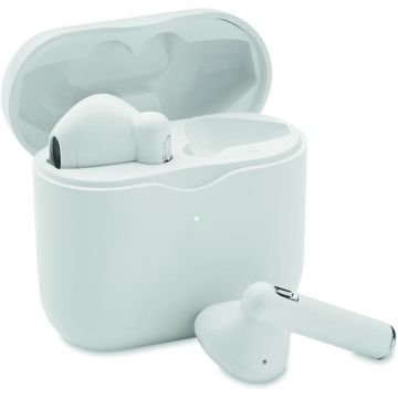 Tws Earbuds With Charging Base - White - item picture front