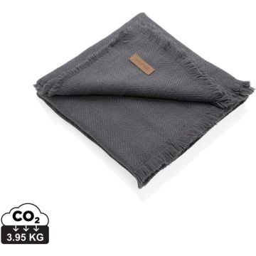 Ukiyo Aware Polylana Woven Blanket 130X150Cm - grey - main image
