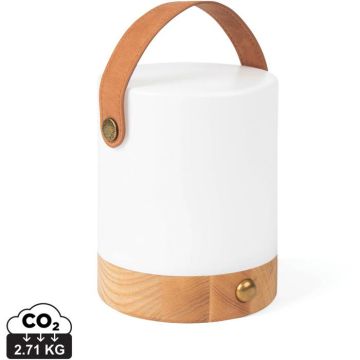 Vinga Narni RCS Recycled ABS Lantern - brown, white - main image