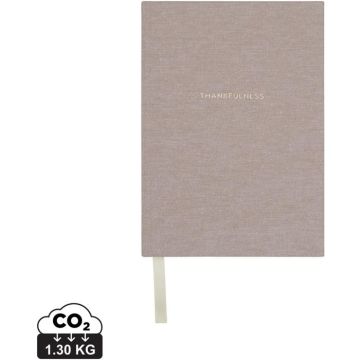 Vinga Thankfulness GRS Recycled Paper Journal - beige - main image