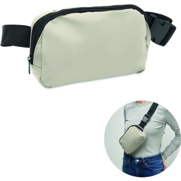 Waist Bag In 210D Polyester - Off White - item picture front