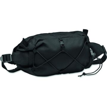 Waist Bag In 600D RPET - Black - item picture front