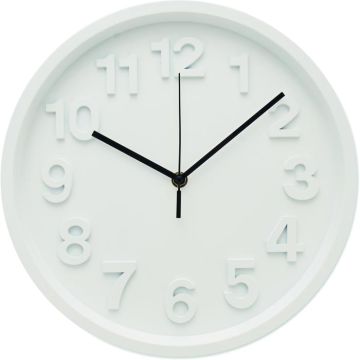 Wall Clock In Pp - White - item picture front