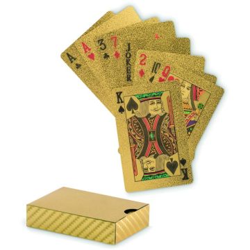 Waterproof Playing Cards - Gold - item picture front