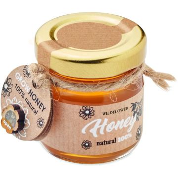 Wildflower Honey Jar 50 Gr - Wood - item picture front