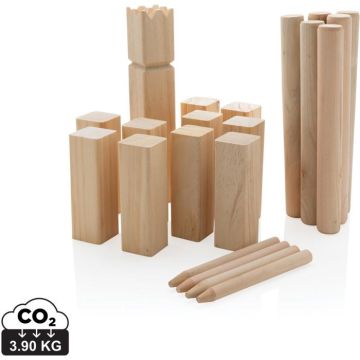 Wooden Kubb Set - brown - main image