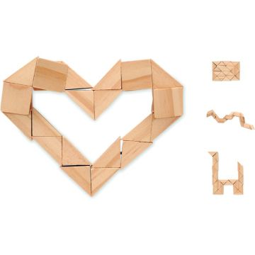 Wooden Puzzle/Brain Teaser - Wood - item picture front