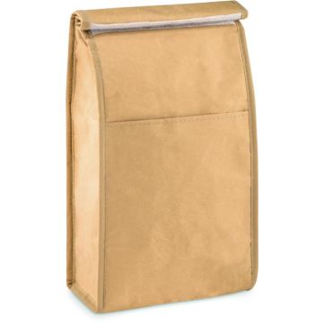 Woven Paper 3L Lunch Bag - Beige - item picture front