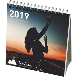 Classic Monthly Desktop Calendar Soft Cover