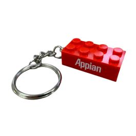 Promotional Building Block Keyring from Fluid Branding | Plastic Keyrings