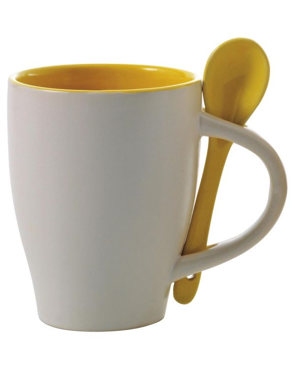 Coffee Mug With Spoon
