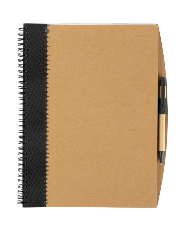 Recycled Cardboard Notebook With Pen