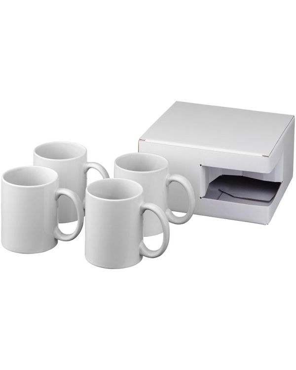 Ceramic Sublimation Mug 4-Pieces Gift Set