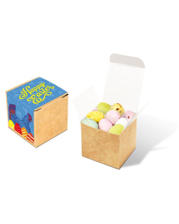 Eco Kraft Cube - Speckled Eggs