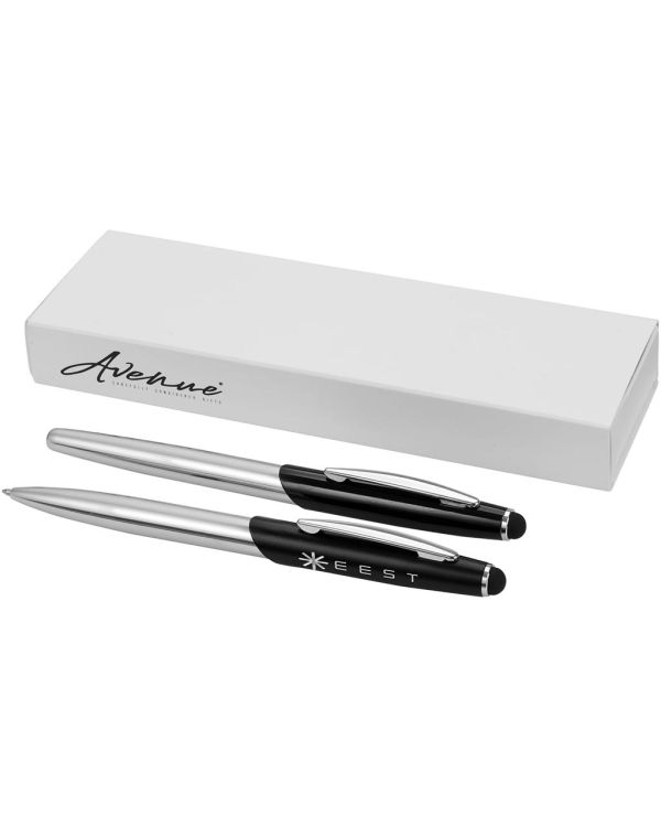 Geneva Stylus Ballpoint Pen And Rollerball Pen Set