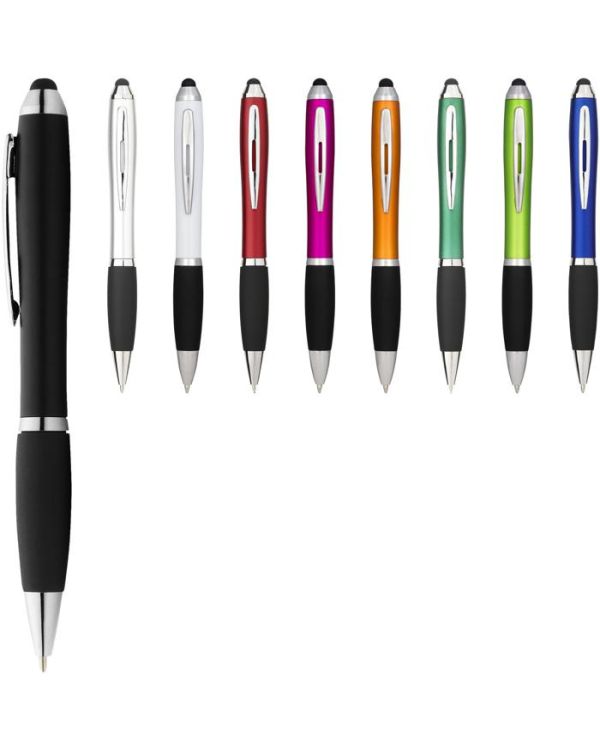 Nash Coloured Stylus Ballpoint Pen With Black Grip