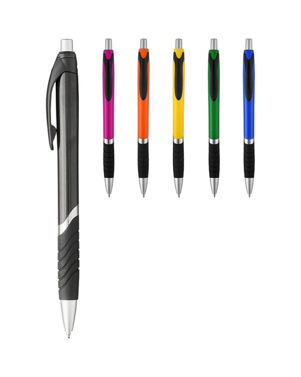 Turbo Ballpoint Pen With Rubber Grip