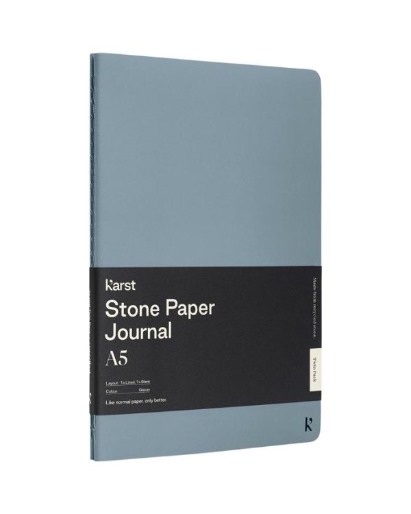Karst A5 Stone Paper Journal Twin Pack