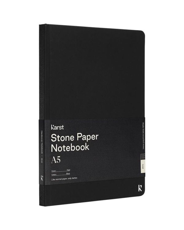 Karst A5 Stone Paper Hardcover Notebook - Squared