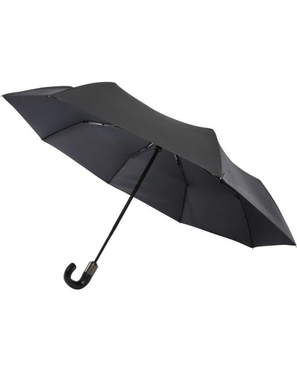Montebello 21"' Foldable Auto Open/Close Umbrella With Crooked Handle