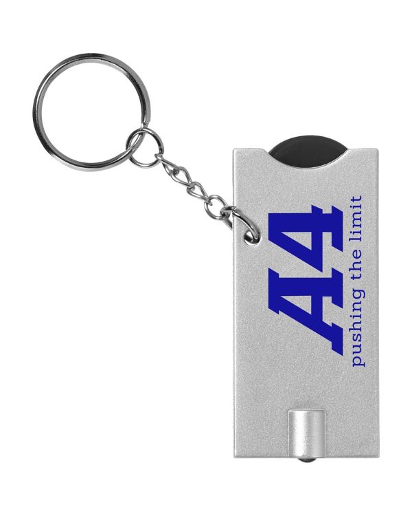 Allegro LED Keychain Light With Coin Holder