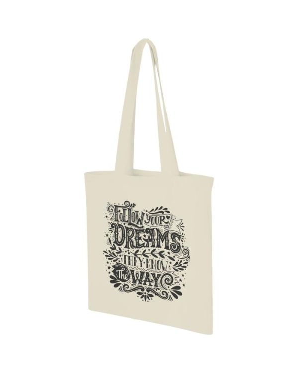 Carolina 100 g/sq m Cotton Tote Bag