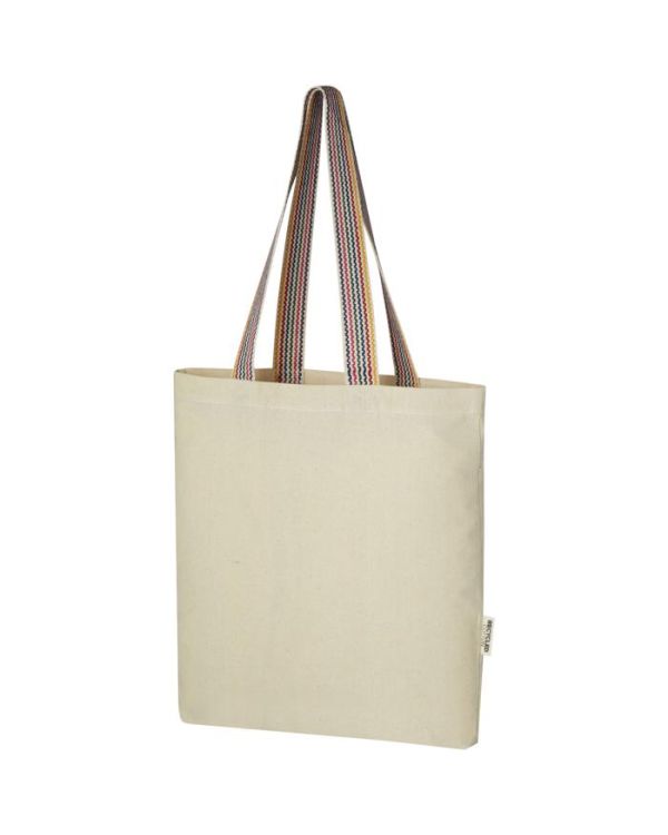 Rainbow 180 g/m² Recycled Cotton Tote Bag 5L