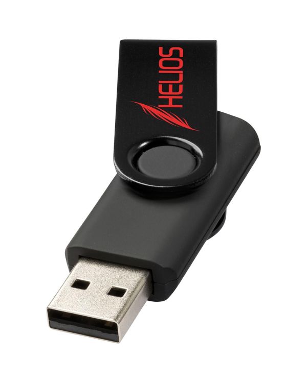 Rotate-Metallic 4GB USB Flash Drive
