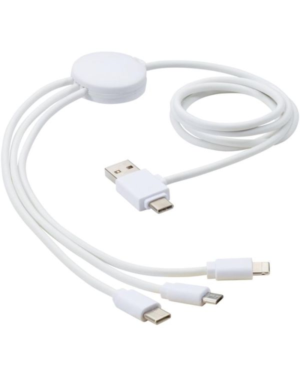Pure 5-In-1 Charging Cable With Antibacterial Additive