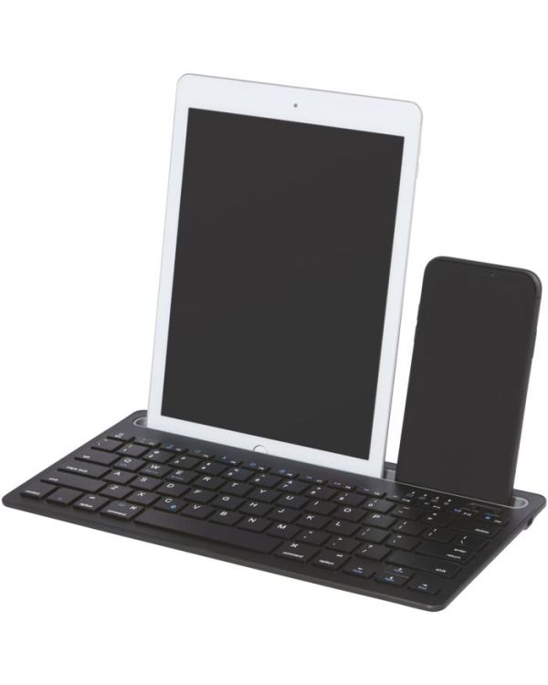 Hybrid Multi-Device Keyboard With Stand