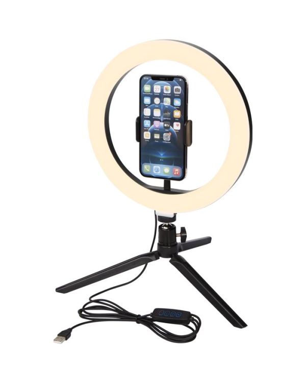 Studio Ring Light With Phone Holder And Tripod
