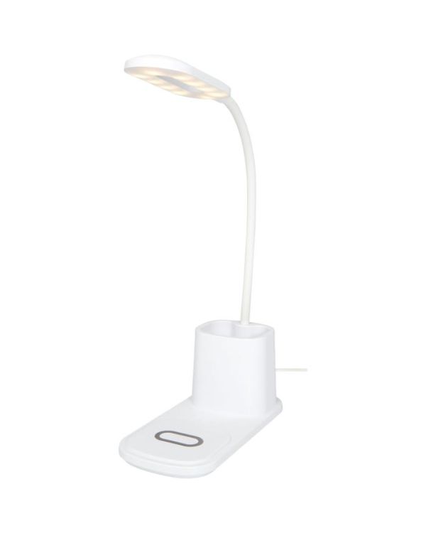 Bright Desk Lamp And Organizer With Wireless Charger