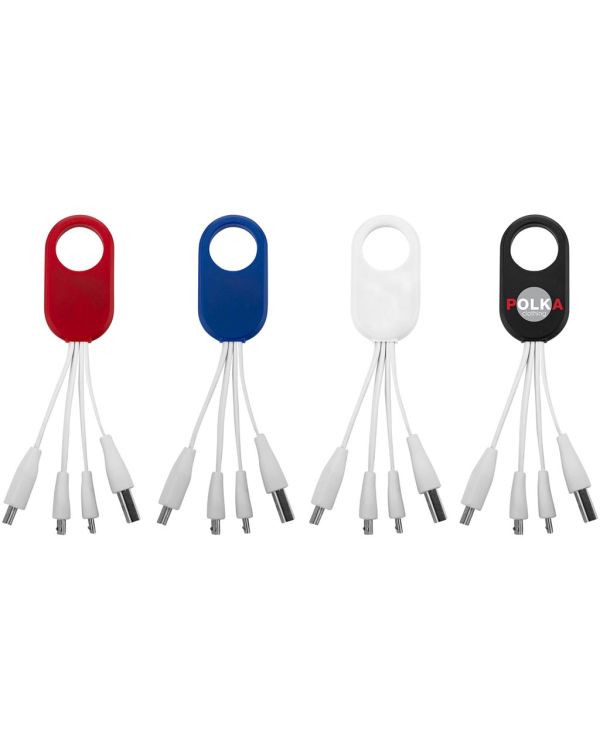 Troup 4-In-1 Charging Cable With Type-C Tip