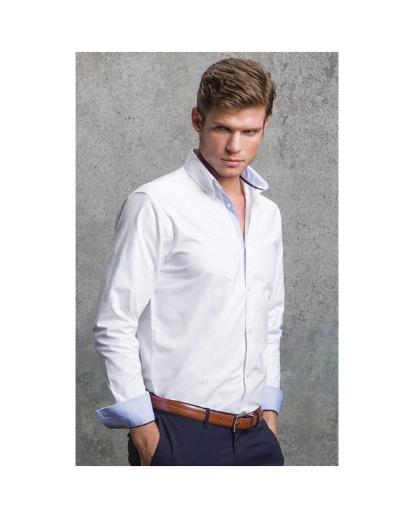 Gents Long Sleeve Oxford Shirt
