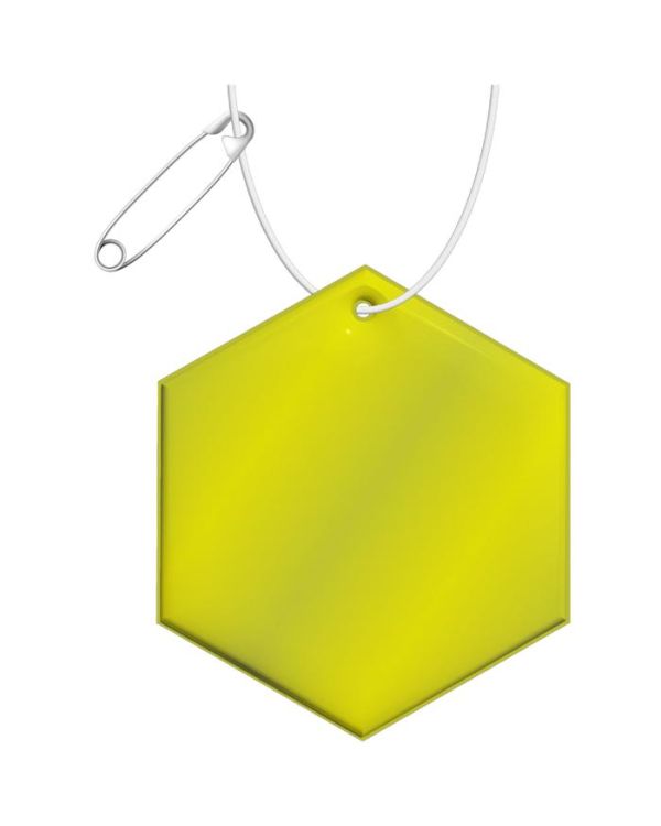 RFX Hexagon Reflective PVC Hanger