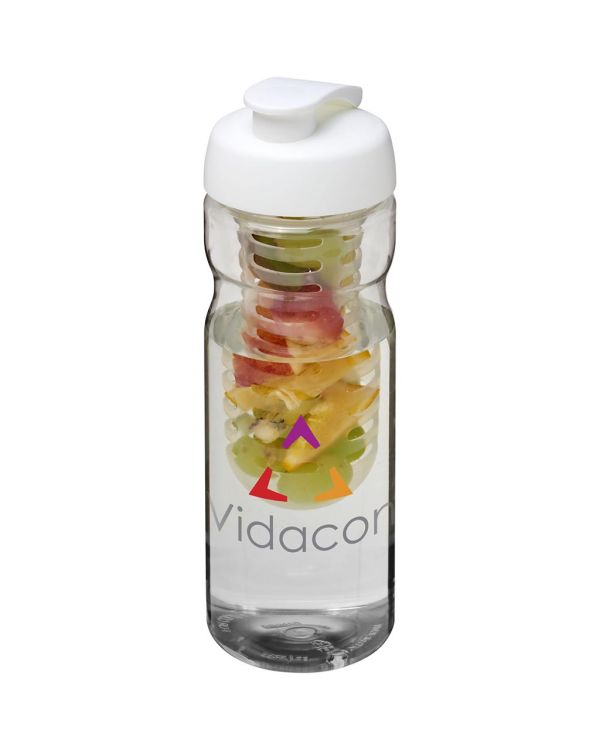 H2O Active Base 650 ml Flip Lid Sport Bottle & Infuser