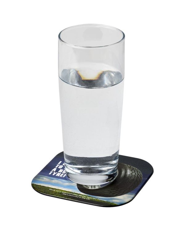 Brite-Mat Square Coaster With Tyre Material