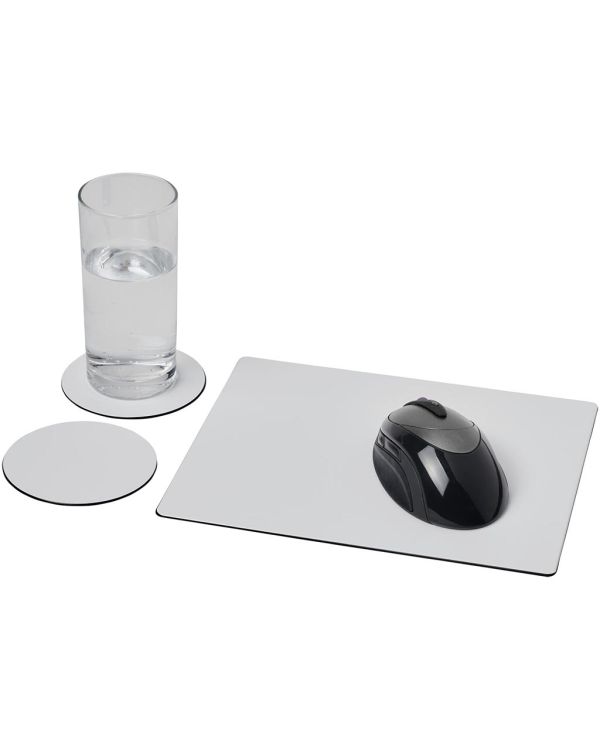 Brite-Mat Mouse Mat And Coaster Set Combo 2