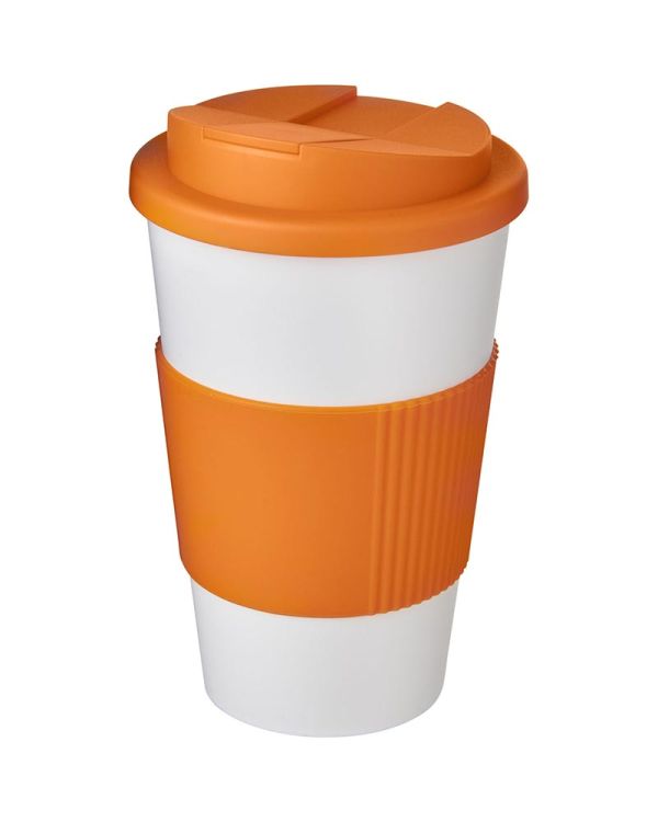 Americano 350 ml Tumbler With Grip & Spill-Proof Lid