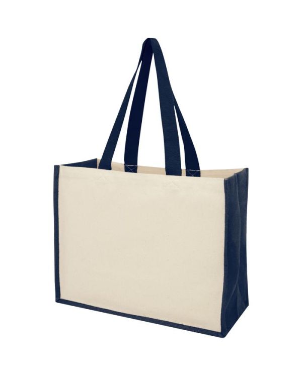Varai 320 g/m² Canvas And Jute Shopping Tote Bag 23L