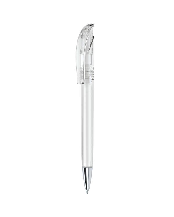 Senator Challenger Clear Plastic Ballpen with metal nose cone