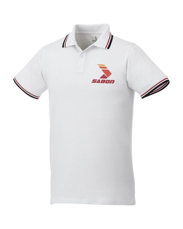 Fairfield Short Sleeve Men's Polo With Tipping