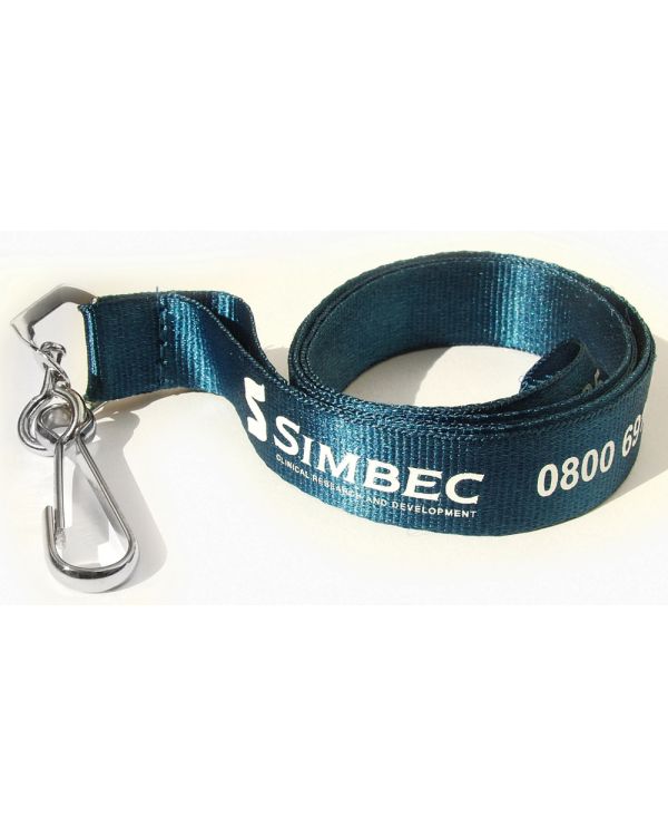 20mm Flat Polyester Lanyard