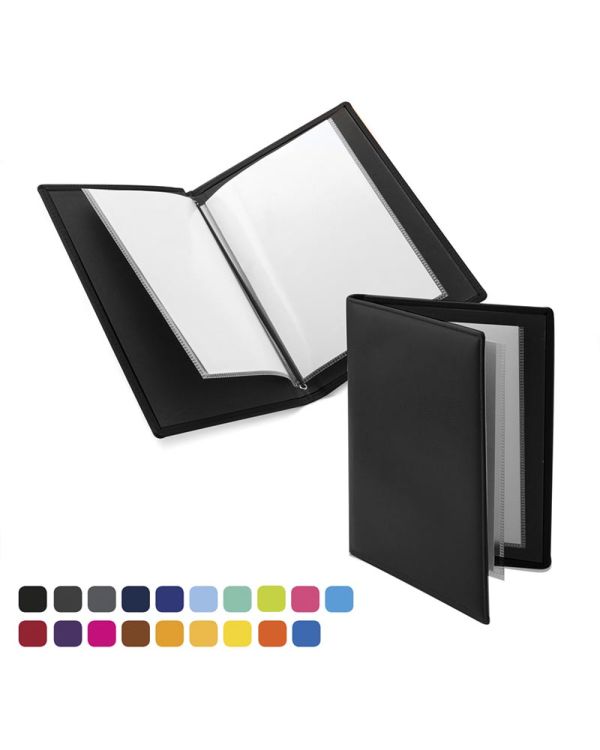 A5 Wine List Or Menu Holder In Vegan Matt Velvet Torino
