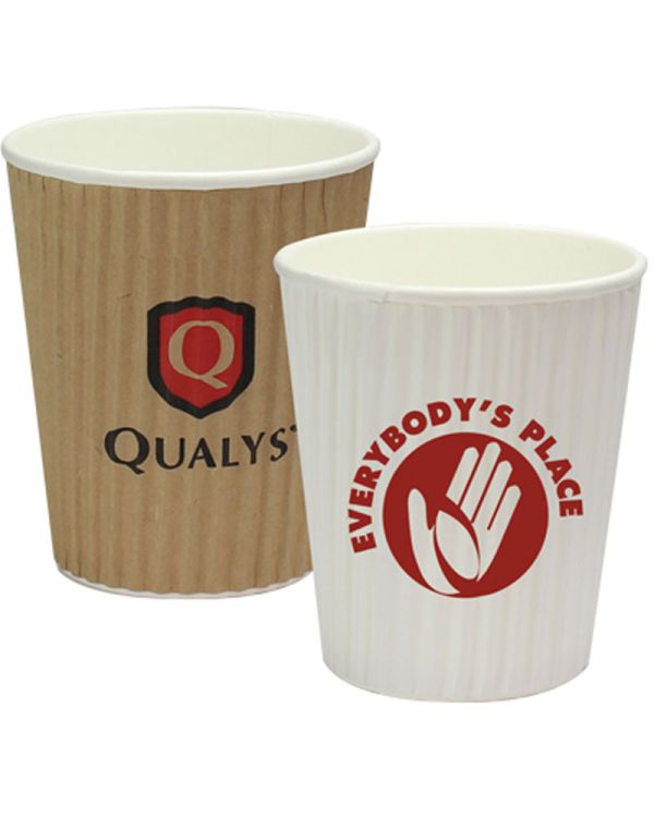 8oz Rippled Simplicity Paper Cup	