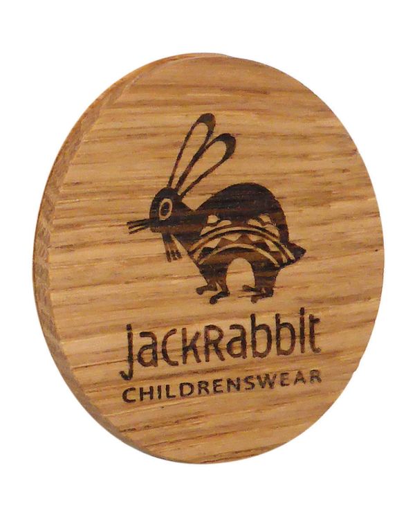Real Wood Promotional Badge